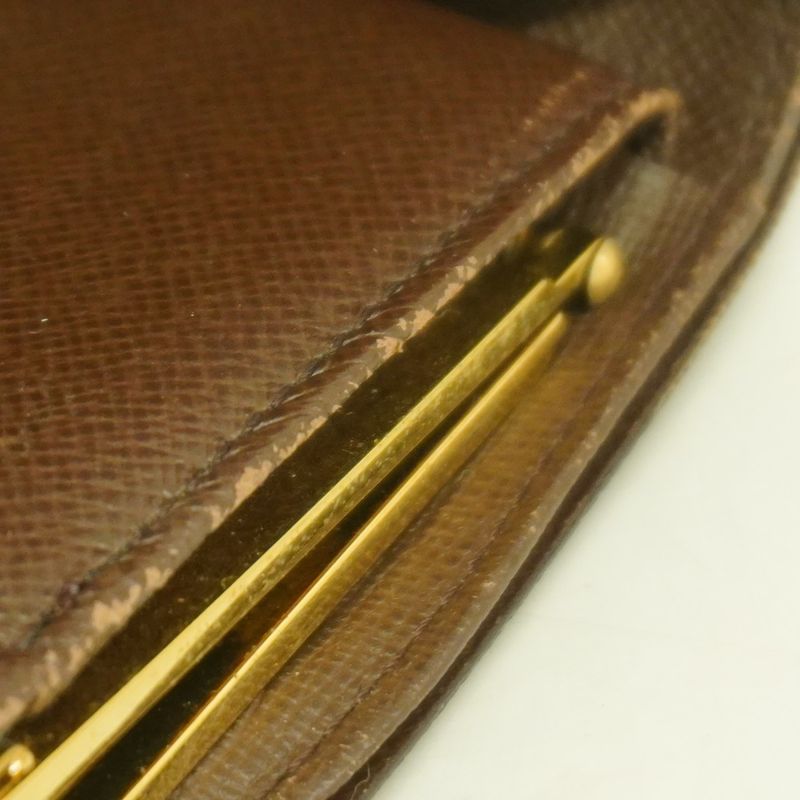 Louis Vuitton Wallet Damier Porte Monnaie Viennois N61664 Ebène Ladies