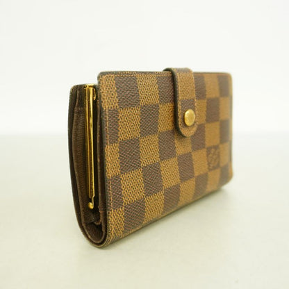Louis Vuitton Wallet Damier Porte Monnaie Viennois N61664 Ebène Ladies