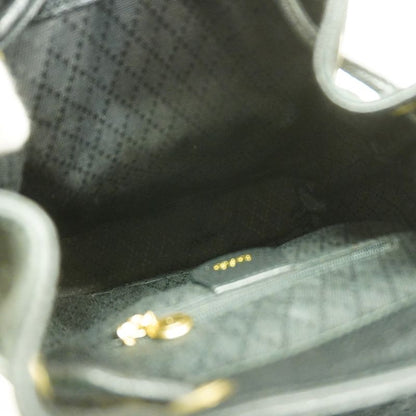 Gucci Backpack Daypack Bamboo 003 1956 Suede Black Gold Hardware Women's