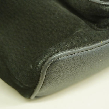 Gucci Backpack Daypack Bamboo 003 1956 Suede Black Gold Hardware Women's