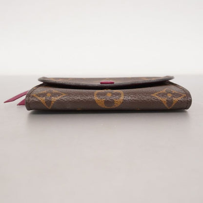 Louis Vuitton Coin Case Monogram Porte Monet Rosalie M41939 Brown Fuchsia Ladies