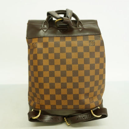 Louis Vuitton Backpack Daypack Damier Soho N51132 Ebene Womens