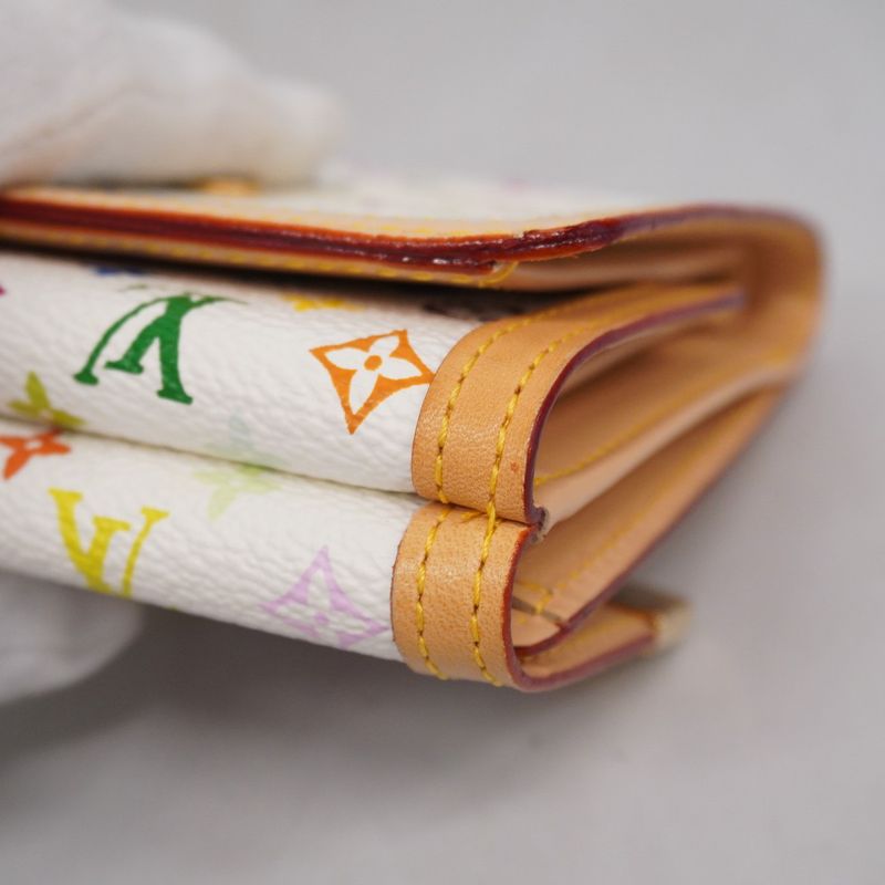 Louis Vuitton Trifold Wallet Monogram Multicolor Porte Monnaie Vie Carte Cles