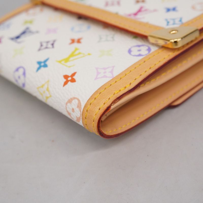 Louis Vuitton Trifold Wallet Monogram Multicolor Porte Monnaie Vie Carte Cles