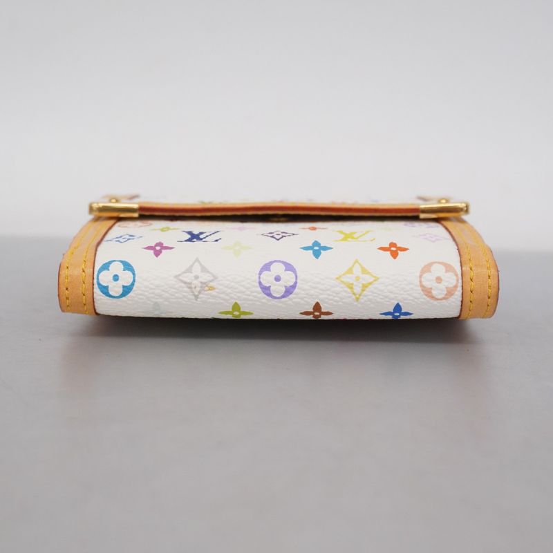 Louis Vuitton Trifold Wallet Monogram Multicolor Porte Monnaie Vie Carte Cles