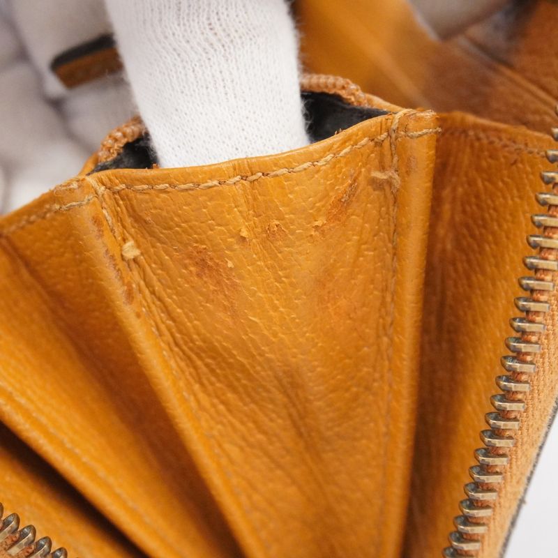 Gucci Long Wallet Micro Guccissima Mickey Mouse Collaboration 602532 PVC Brown