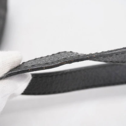 Gucci Shoulder Bag GG Canvas 113013 Canvas Black Silver Hardware Women