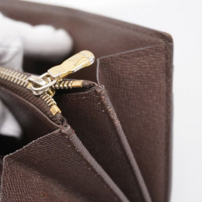 Louis Vuitton Damier Portefeuille Sarah N61734 Ebène Women's Long Wallet