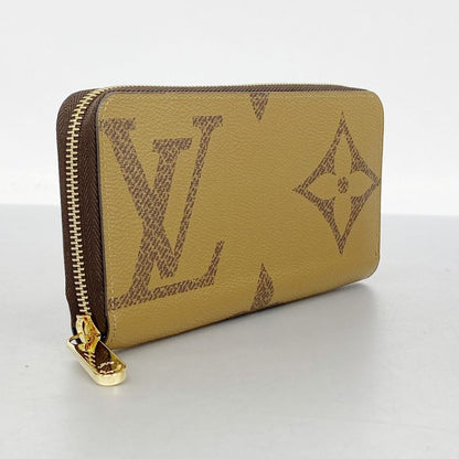 Louis Vuitton Long Wallet Monogram Giant Reverse Zippy Wallet M69353 Brown Men