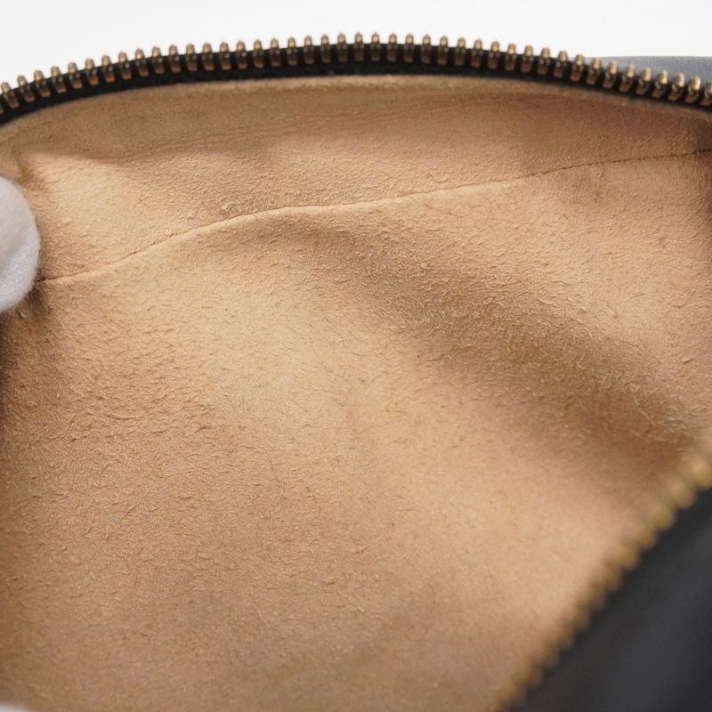 Gucci Shoulder Bag GG Marmont 447632 Leather Black Gold Hardware Women