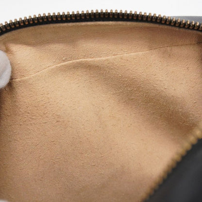 Gucci Shoulder Bag GG Marmont 447632 Leather Black Gold Hardware Women