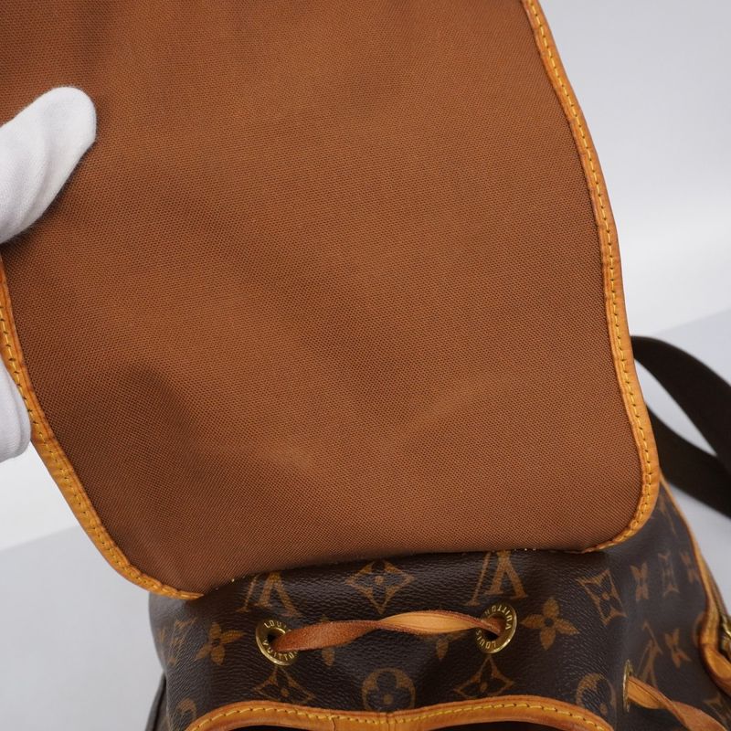 Louis Vuitton Backpack Daypack Monogram Sac Adobosfor M40107 Brown Men's