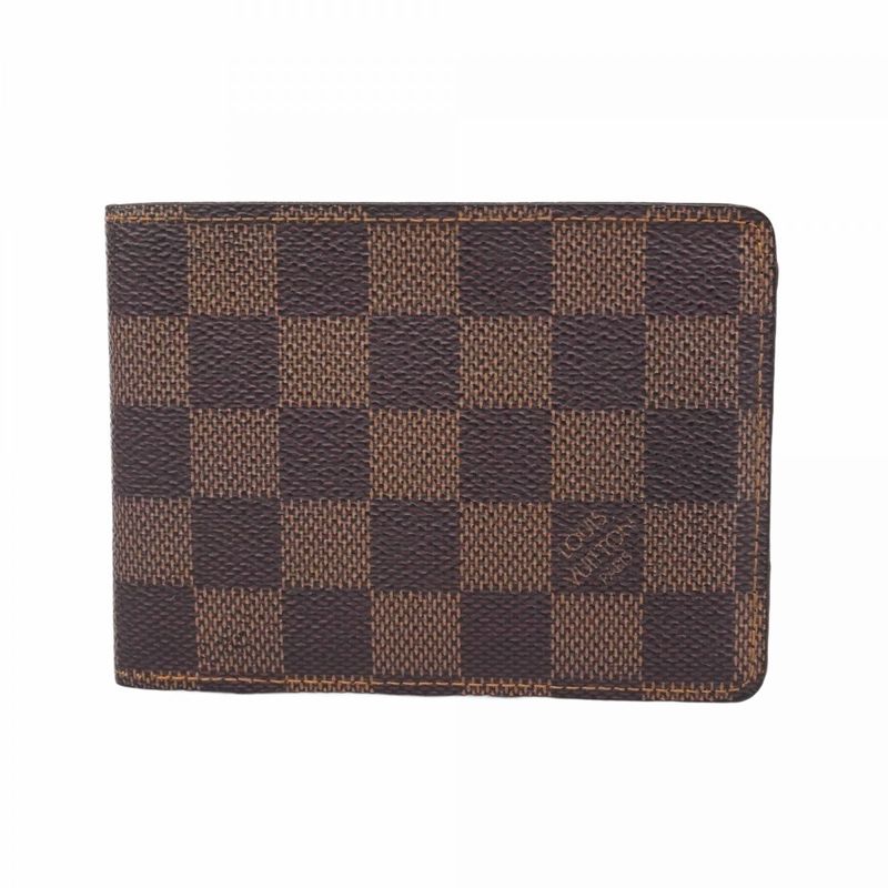 Louis Vuitton Billfold Damier Portefeuille Multiple N60895 Ebène Men's