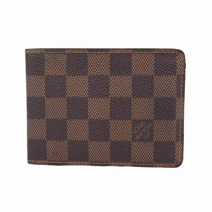 Louis Vuitton Billfold Damier Portefeuille Multiple N60895 Ebène Men's