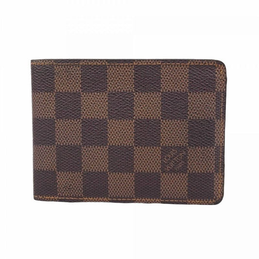 Louis Vuitton Billfold Damier Portefeuille Multiple N60895 Ebène Men's