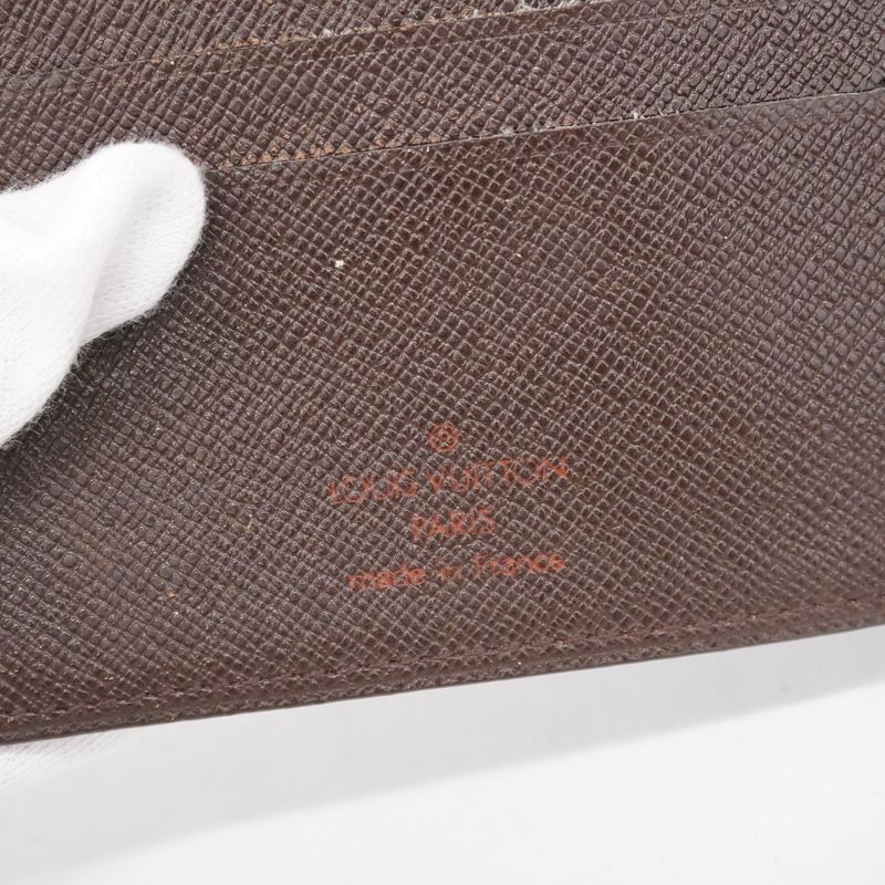 Louis Vuitton Billfold Damier Portefeuille Multiple N60895 Ebène Men's