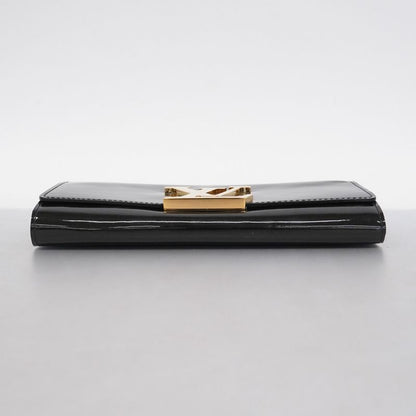 Louis Vuitton Vernis Portefeuille Louise M61316 Noir Black Women