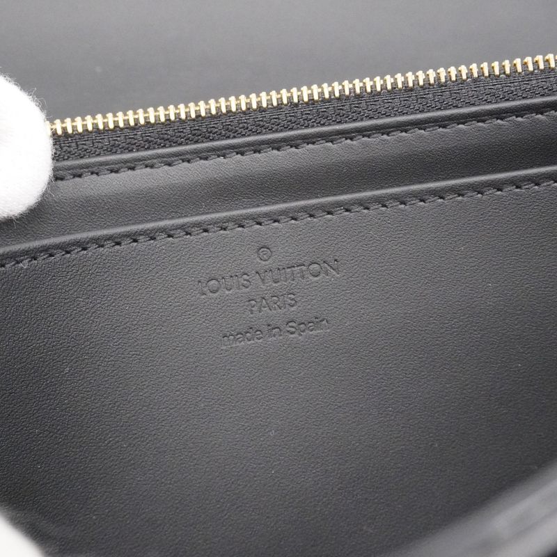 Louis Vuitton Vernis Portefeuille Louise M61316 Noir Black Women