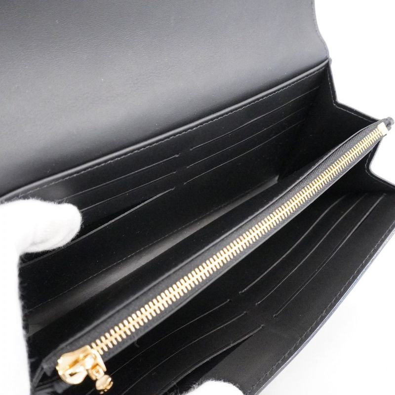 Louis Vuitton Vernis Portefeuille Louise M61316 Noir Black Women