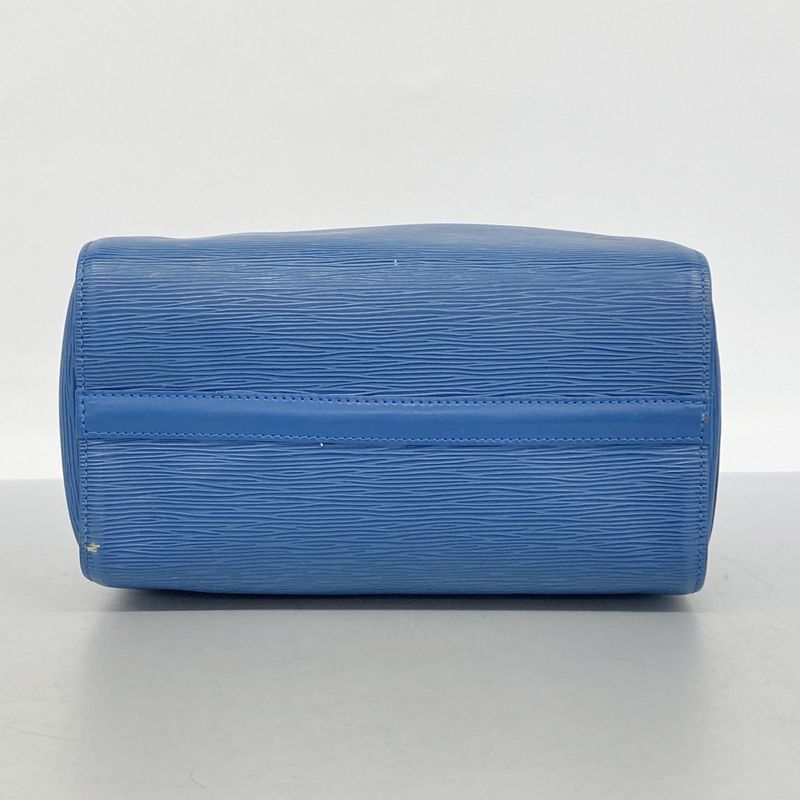 Louis Vuitton Handbag Epi Speedy 25 M43015 Toledo Blue Women's