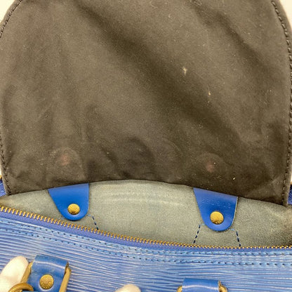 Louis Vuitton Handbag Epi Speedy 25 M43015 Toledo Blue Women's