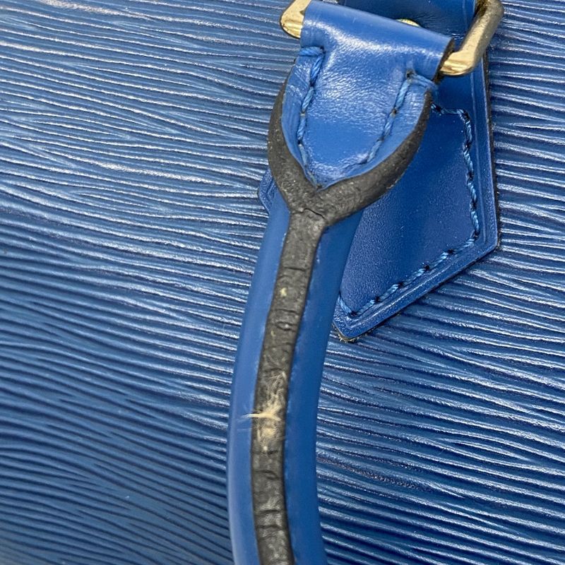 Louis Vuitton Handbag Epi Speedy 25 M43015 Toledo Blue Women's