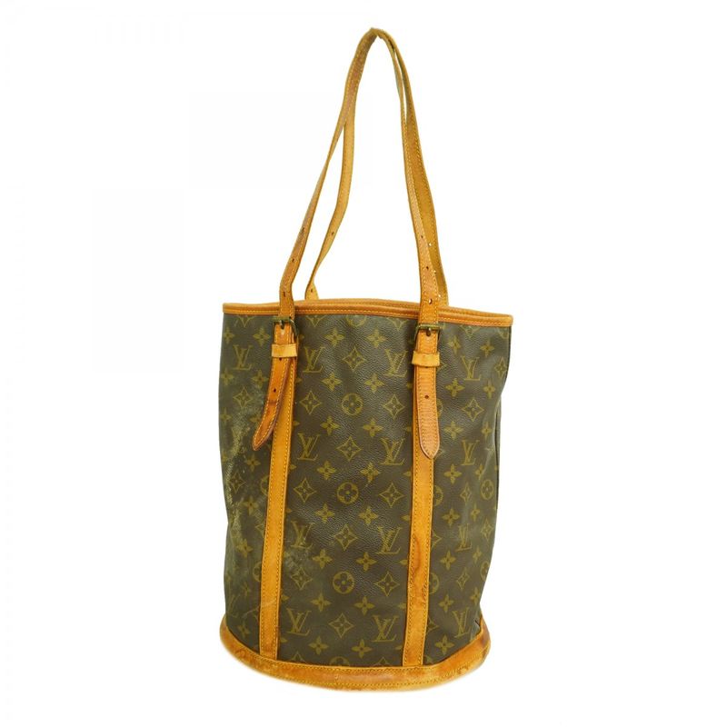 Louis Vuitton Tote Bag Monogram Bucket GM M42236 Brown Ladies