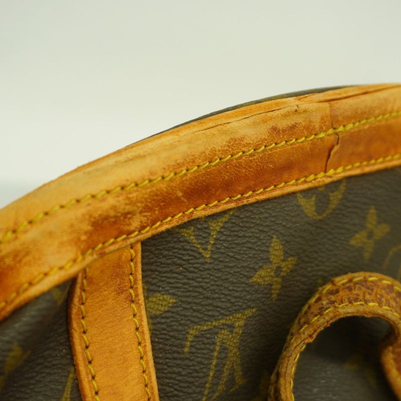 Louis Vuitton Tote Bag Monogram Bucket GM M42236 Brown Ladies