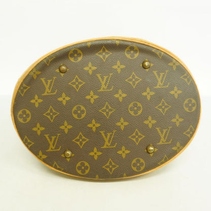 Louis Vuitton Tote Bag Monogram Bucket GM M42236 Brown Ladies