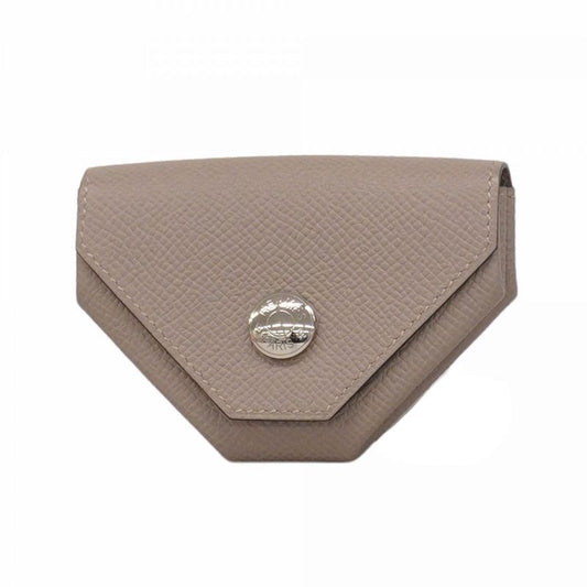 Hermes Coin Case Van Cattle Epson Griasphalt Silver Hardware Engraved A Men