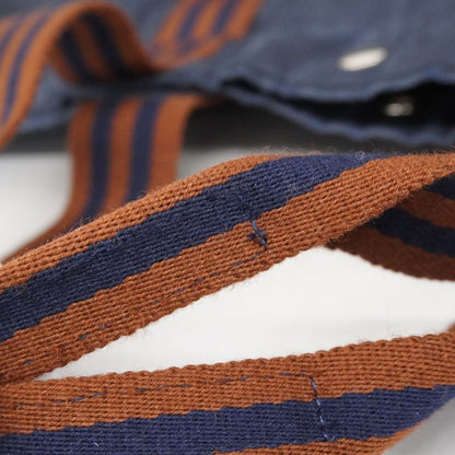 Hermes Tote Bag Fourre Tout Canvas Navy Silver Hardware Men Women Unisex