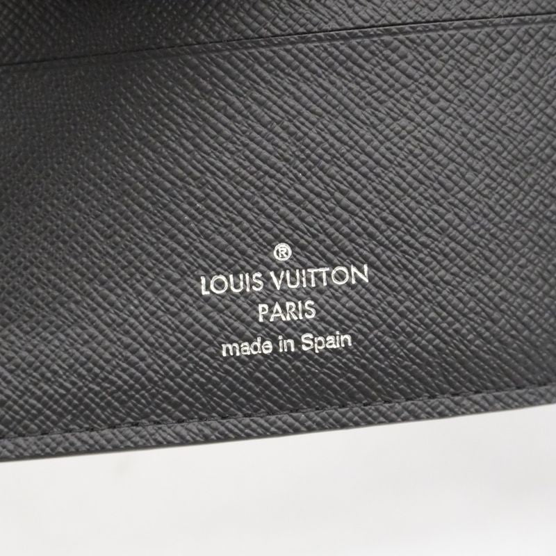 Louis Vuitton Wallet Damier Graphite Portefeuille Marco NM N63336 Black Men's
