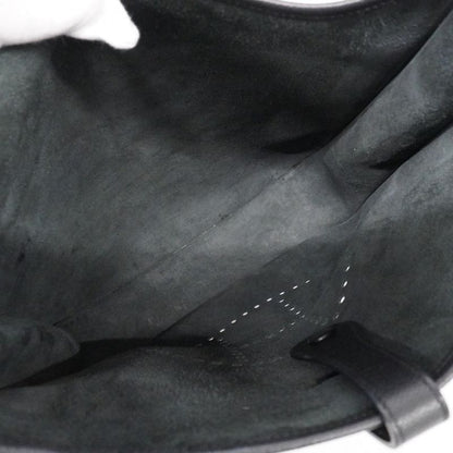 Hermes Shoulder Bag Evelyn GM 3 Epson Black Silver Hardware X Engraved Ladies