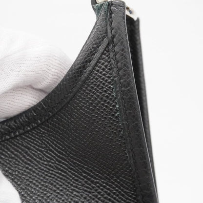 Hermes Shoulder Bag Evelyn GM 3 Epson Black Silver Hardware X Engraved Ladies