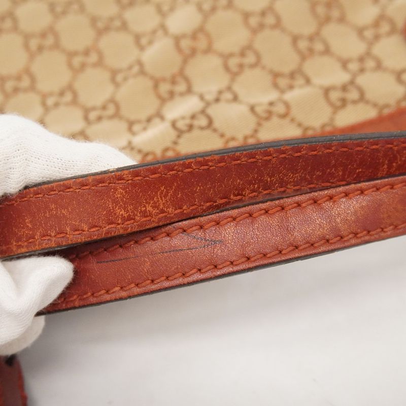 Gucci Tote Bag GG Canvas 247209 Canvas Brown Gold Hardware Women's