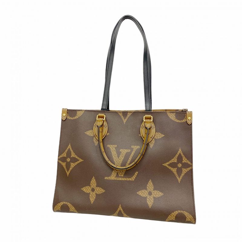 Louis Vuitton Tote Monogram Giant Reverse On-the-go MM M45321 Brown 2-way Bag