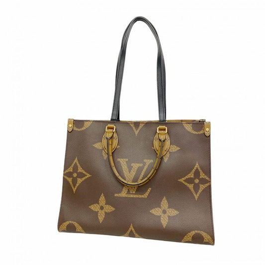 Louis Vuitton Tote Monogram Giant Reverse On-the-go MM M45321 Brown 2-way Bag