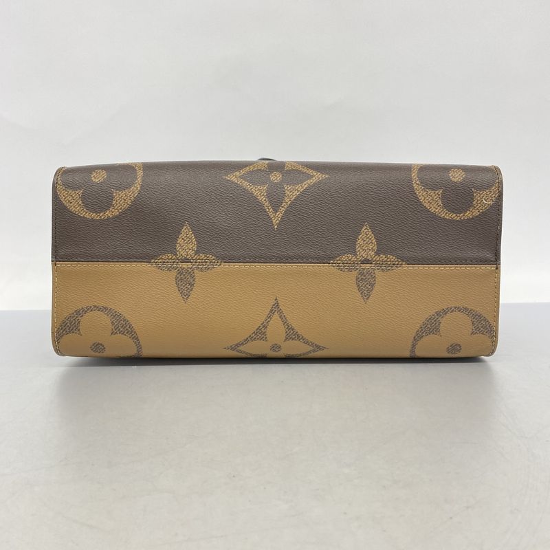 Louis Vuitton Tote Monogram Giant Reverse On-the-go MM M45321 Brown 2-way Bag