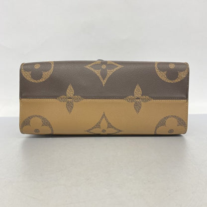 Louis Vuitton Tote Monogram Giant Reverse On-the-go MM M45321 Brown 2-way Bag