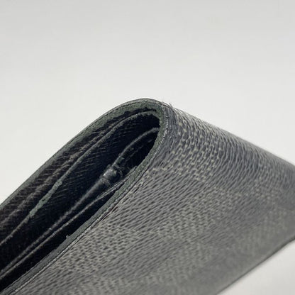 Louis Vuitton Wallet Damier Graphite Portefeuille Multiple N62663 Gray Black