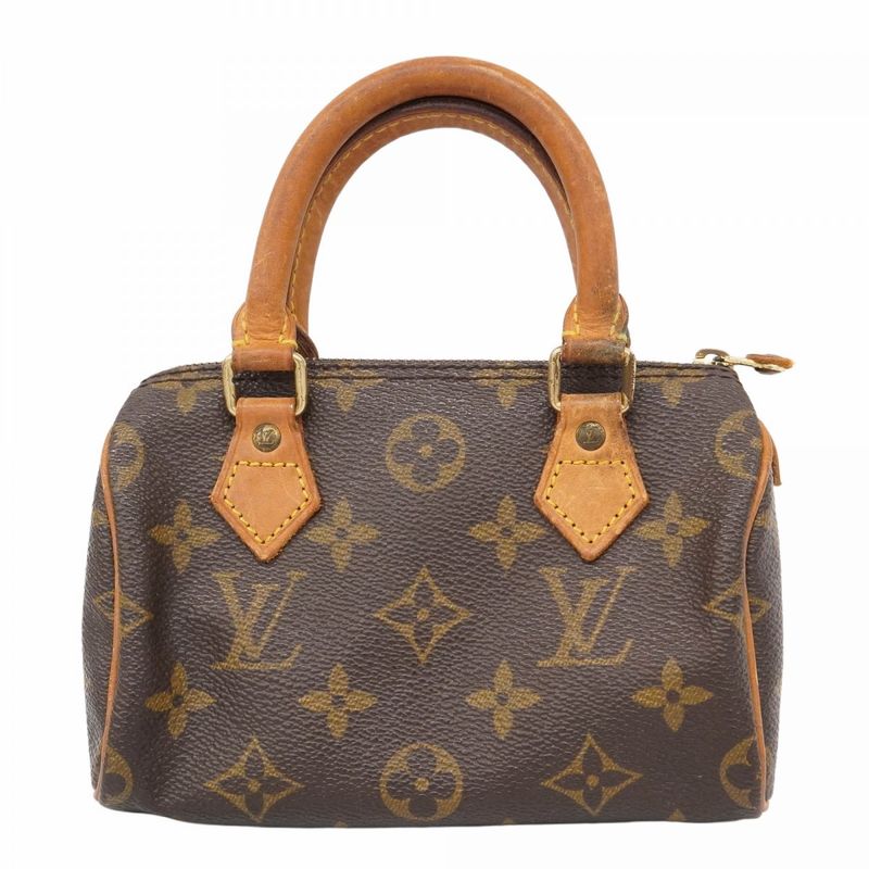 Louis Vuitton Handbag Monogram Mini Speedy M41534 Brown Ladies