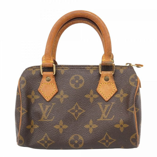 Louis Vuitton Handbag Monogram Mini Speedy M41534 Brown Ladies