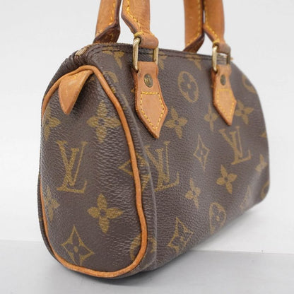 Louis Vuitton Handbag Monogram Mini Speedy M41534 Brown Ladies