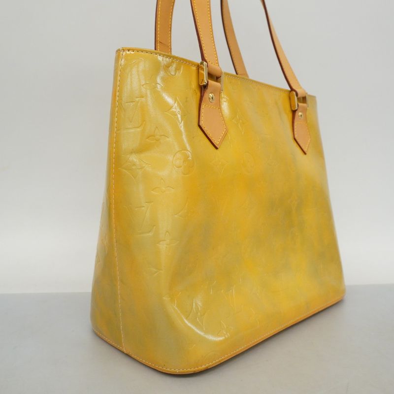 Louis Vuitton Tote Bag Vernis Houston M91053 Gris Women's