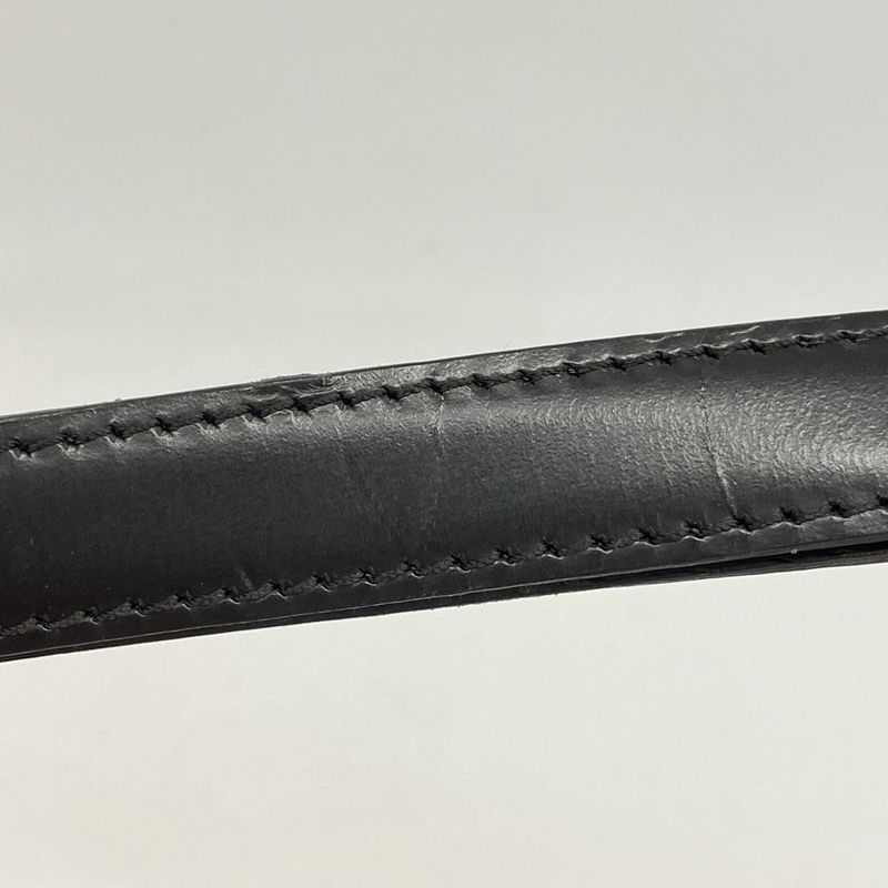 Louis Vuitton Shoulder Bag Epi Free Run M52415 Blue Noir Black Women