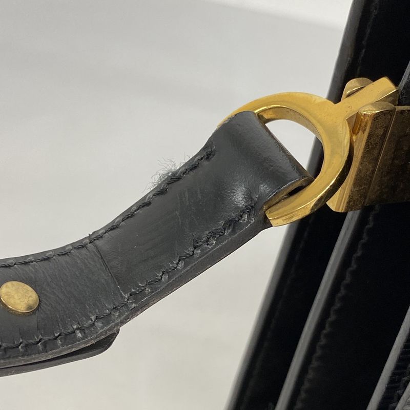 Louis Vuitton Shoulder Bag Epi Free Run M52415 Blue Noir Black Women