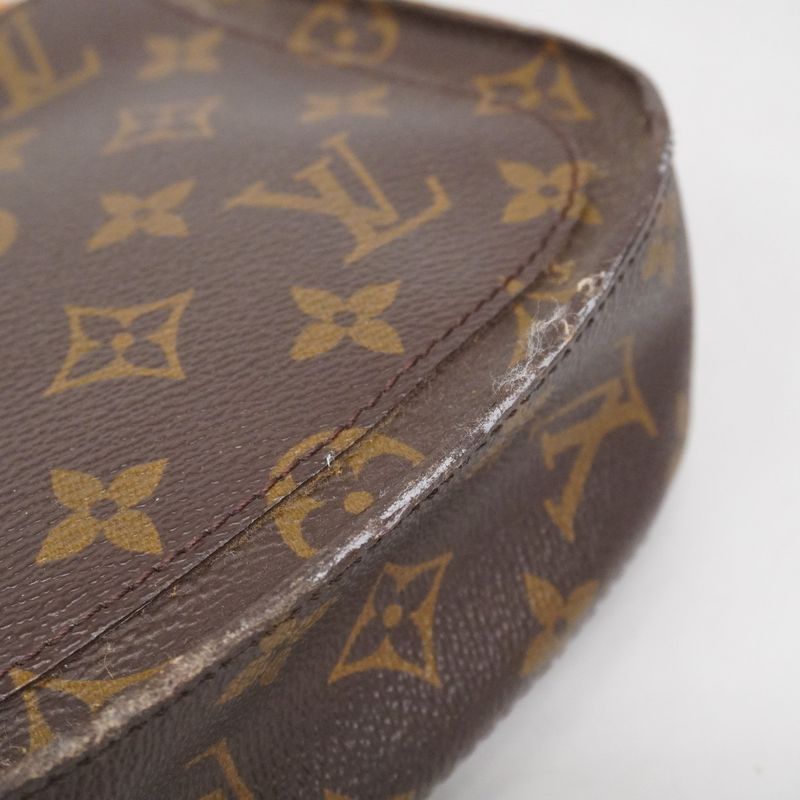 Louis Vuitton Shoulder Bag Monogram Mini Saint-cloud M51244 Brown Ladies