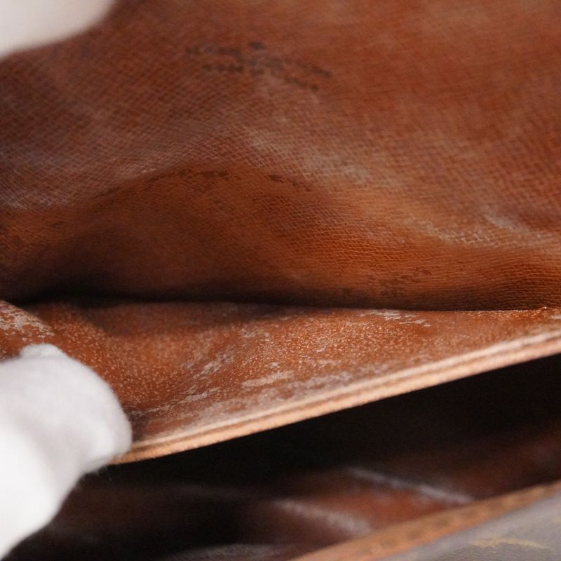 Louis Vuitton Shoulder Bag Monogram Mini Saint-cloud M51244 Brown Ladies