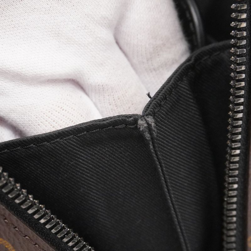 Louis Vuitton Shoulder Bag Monogram Macassar Handle Soft Trunk M45935 Brown