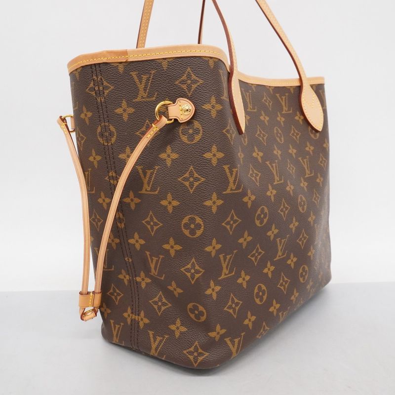 Louis Vuitton Tote Bag Monogram Neverfull MM M41178 Brown Pivoine Women's